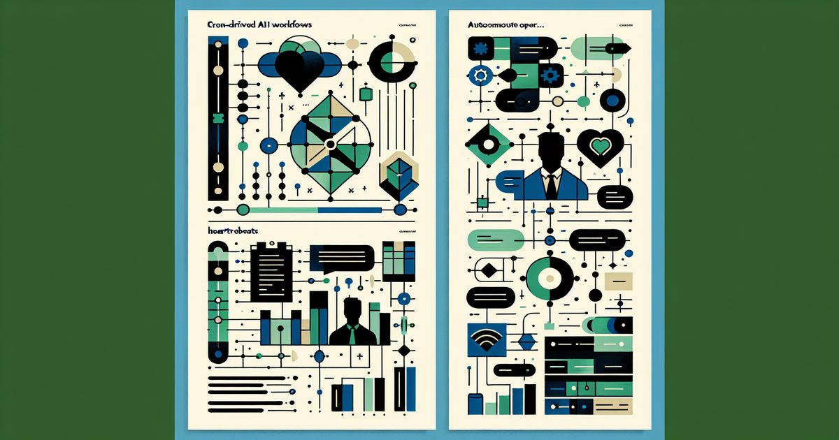 Cron-Driven AI Workflows: From Heartbeats to Autonomous Operations illustration 1