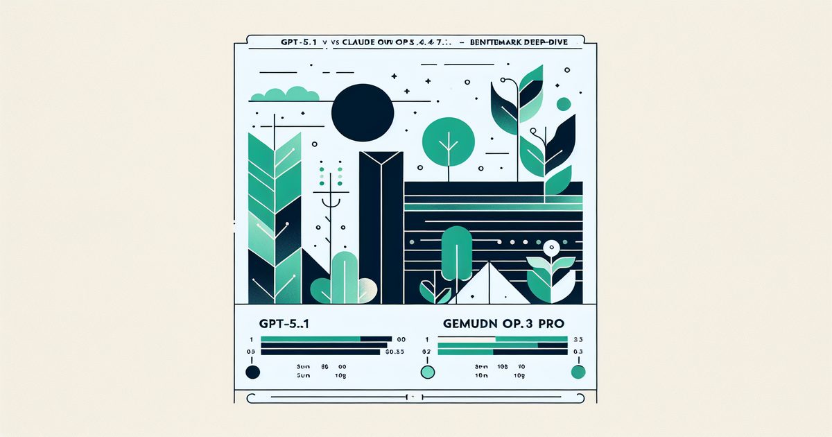GPT-5.1 vs Claude Opus 4.7 vs Gemini 3.1 Pro โ benchmark deep-dive illustration 1