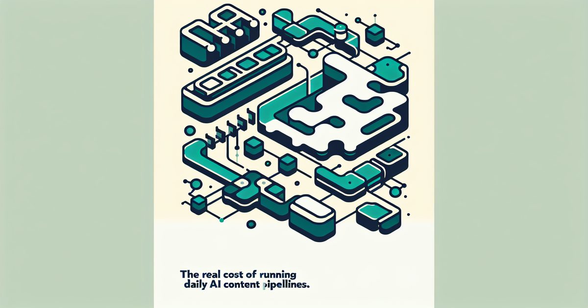 The Real Cost of Running Daily AI Content Pipelines illustration 1