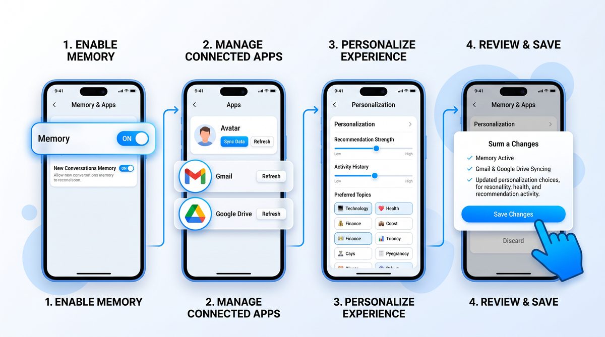 Step-by-step connected apps setup tutorial
