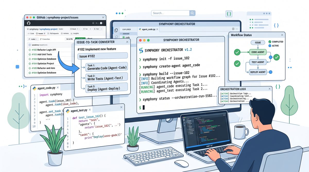 How to Build a Multi-Agent Coding Pipeline with OpenAI Codex and Symphony Orchestration - Section Illustration