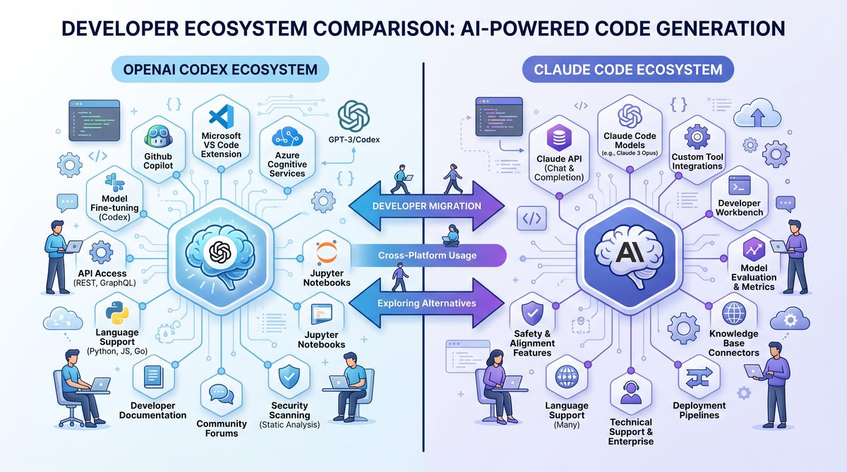 The AI Coding War of 2026: How OpenAI Codex and Claude Code Are Reshaping Software Engineering - Section Illustration