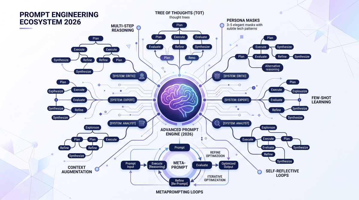 Advanced prompt engineering techniques ecosystem 2026