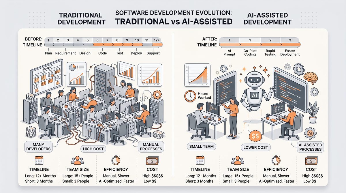 How a 3-Person Startup Used Claude Code and Codex to Build and Launch a SaaS Product in 30 Days - Section Illustration