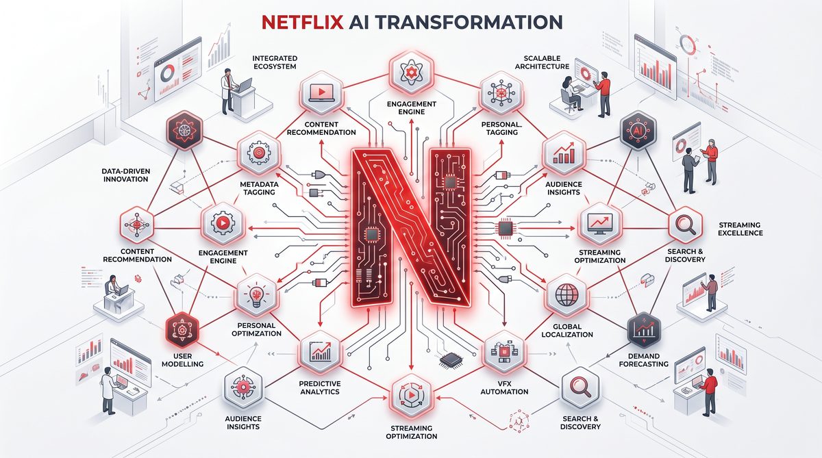 Netflix AI transformation with multi-agent architecture
