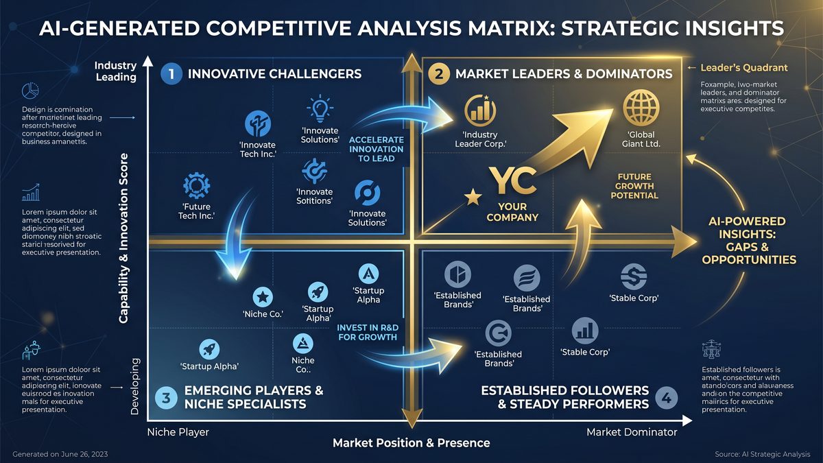 Competitive Analysis Matrix AI