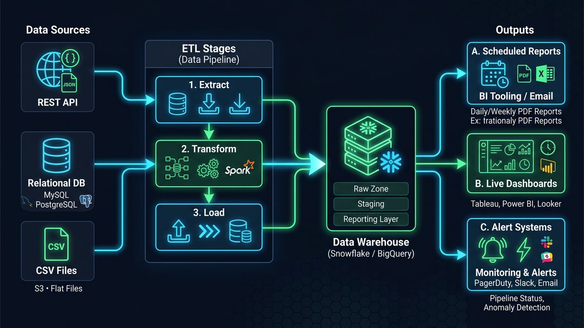 Automated Data Pipeline Architecture