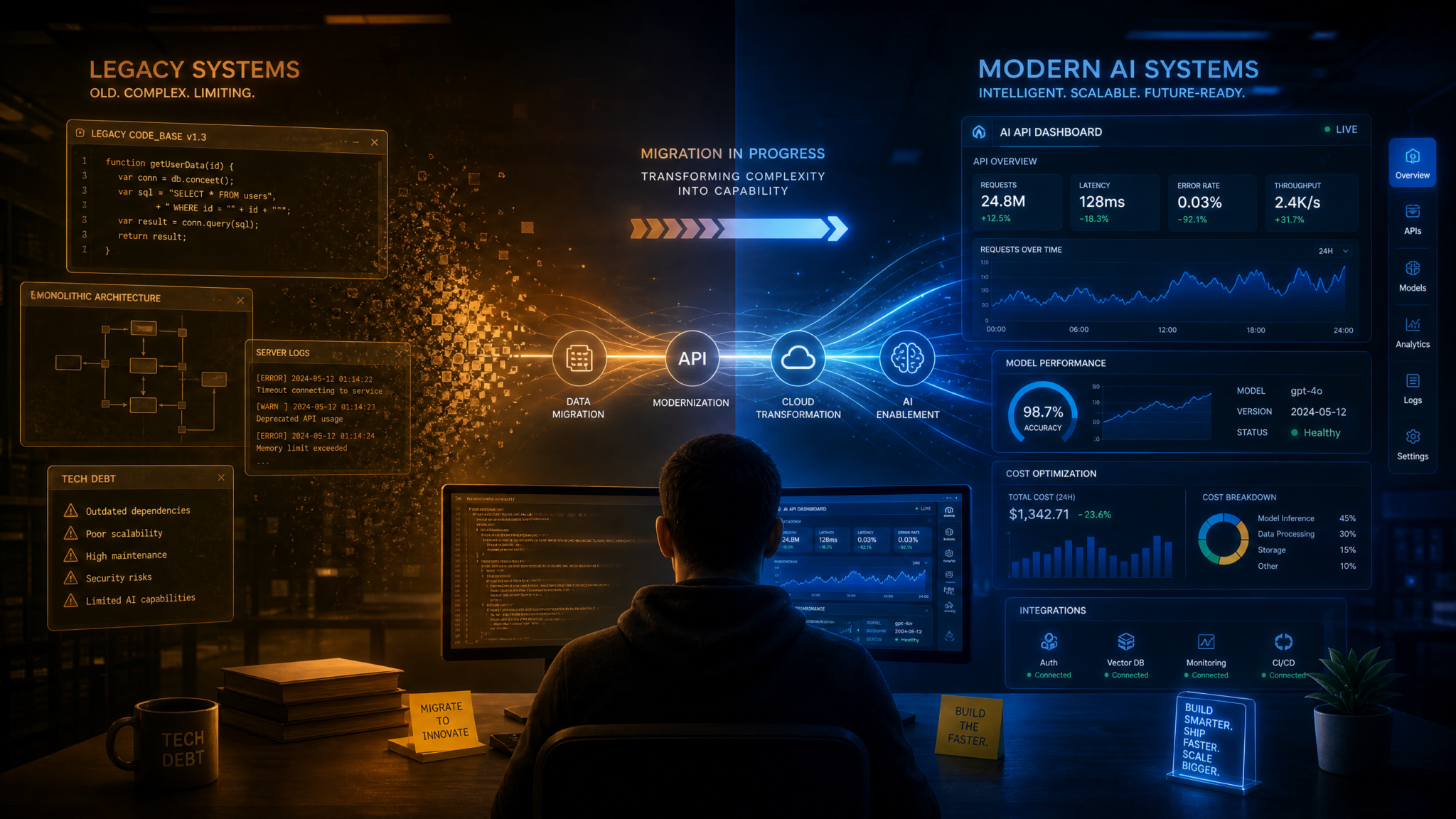 Developer Migration from Legacy to Modern AI Systems