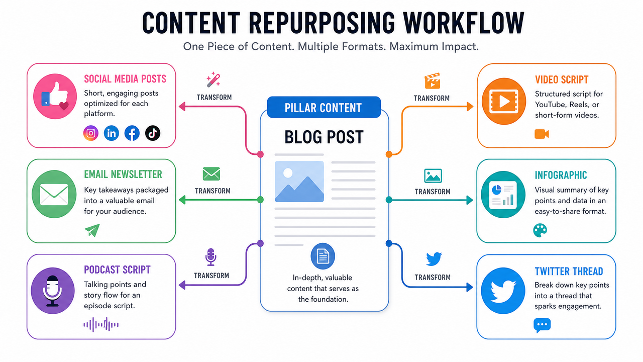 30 ChatGPT-5.5 Prompts for Content Strategists: Editorial Calendars, SEO Briefs, Audience Research, and Content Repurposing - Section 2