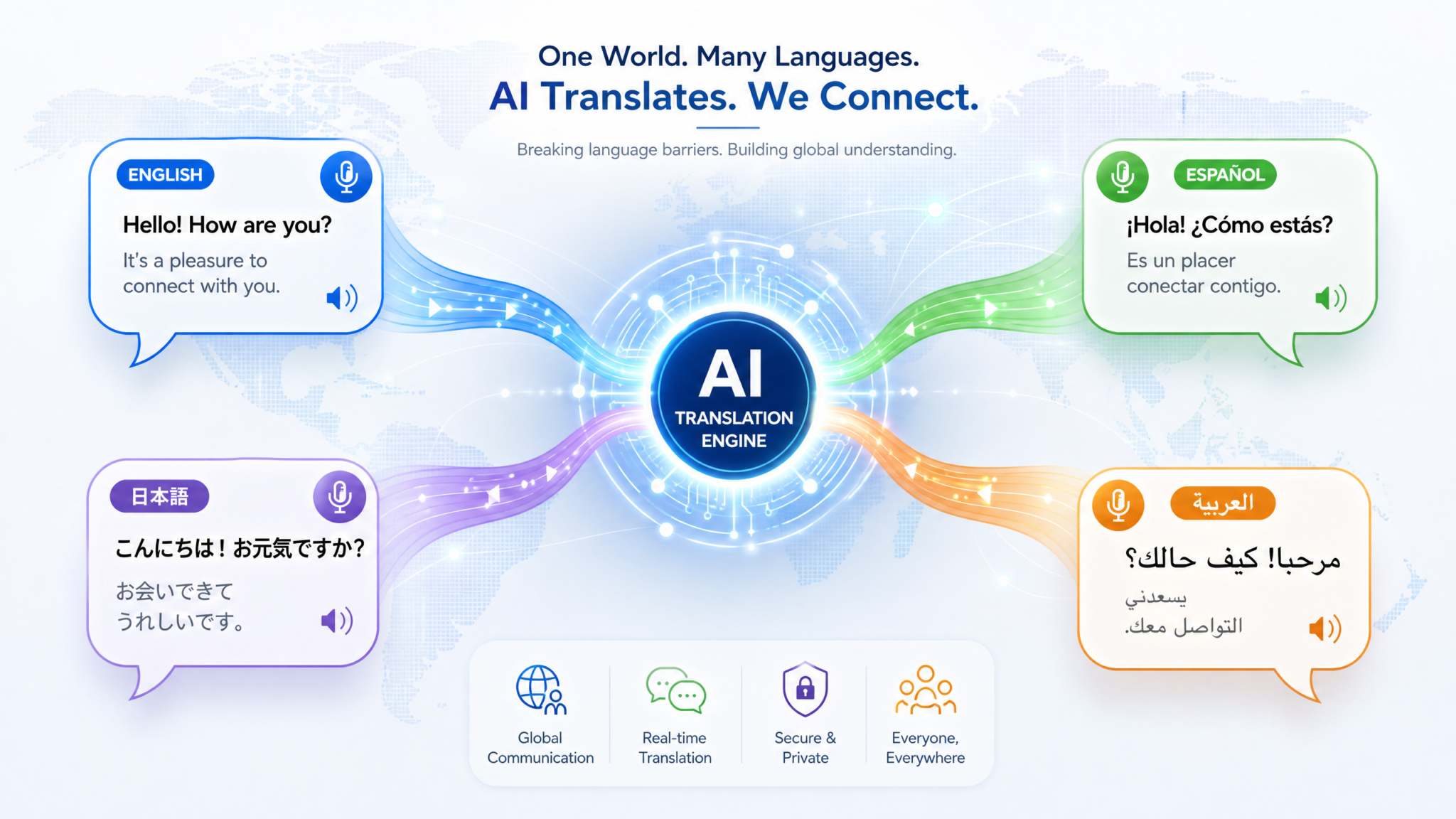 AI Real-Time Translation Multi-Language