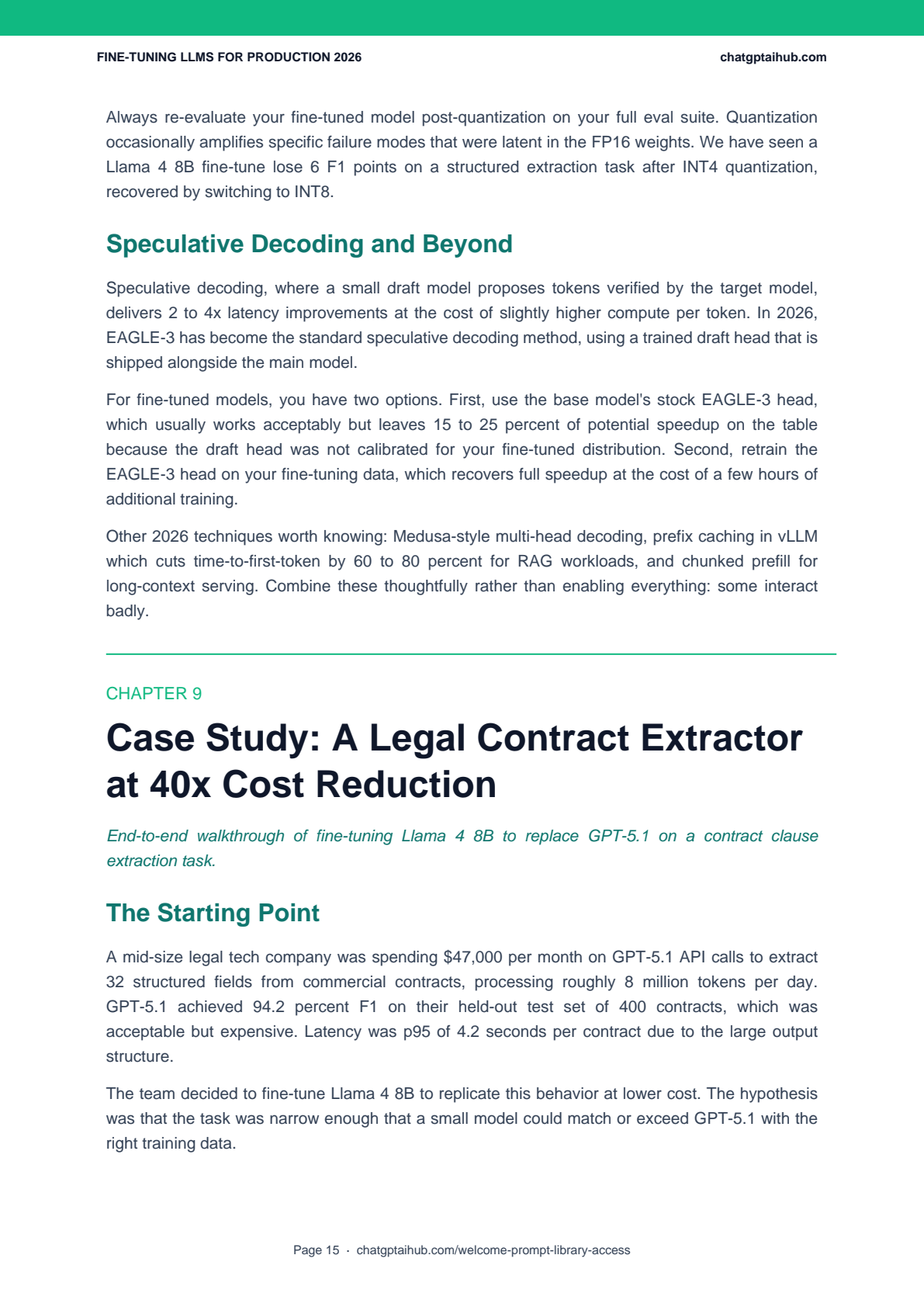 Fine-Tuning LLMs 2026 playbook sample page