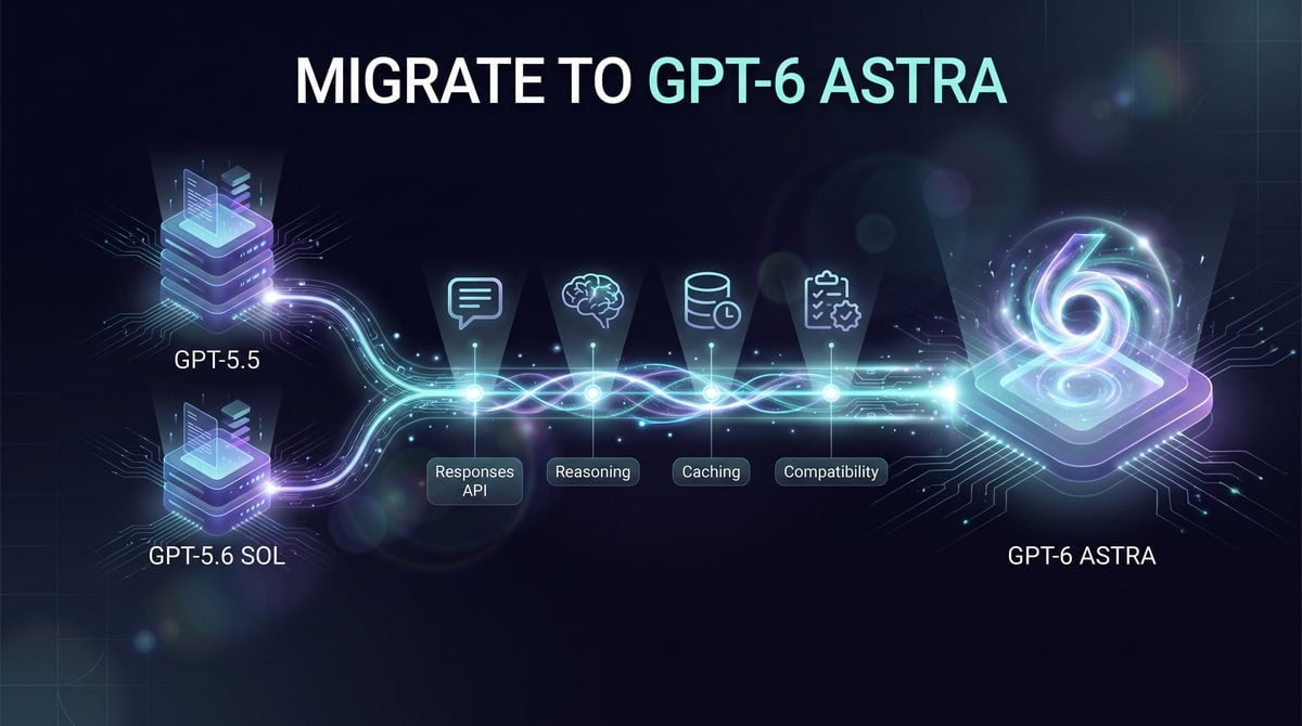 How to Migrate from GPT-5.5 and GPT-5.6 Sol to GPT-6 Astra: Responses API, Reasoning, Caching, and Compatibility