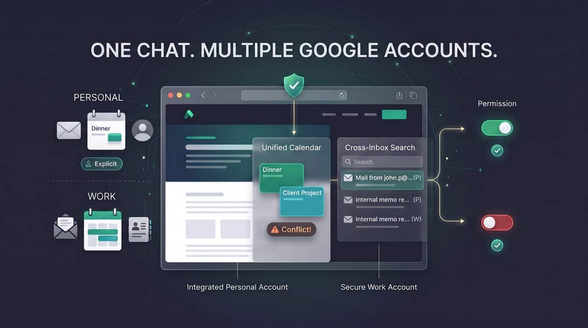 How to Connect Multiple Google Accounts to ChatGPT for Gmail, Calendar, and Contacts: Complete Setup Tutorial