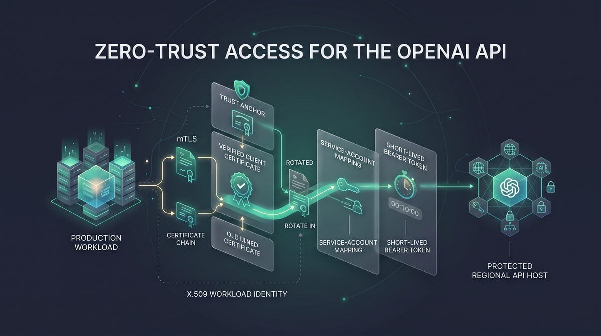 OpenAI API Mutual TLS and X.509 Workload Identity: Complete Enterprise Security Guide