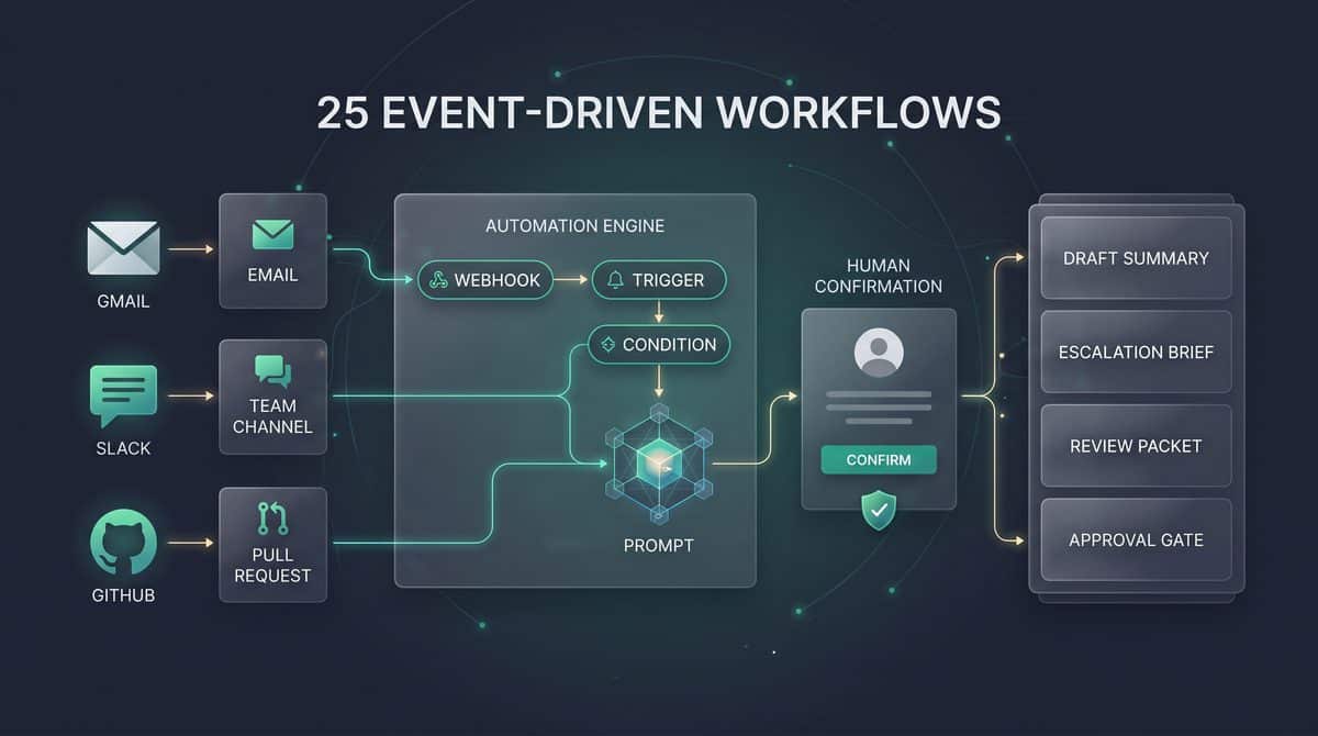 25 ChatGPT Work Webhook Prompts for Gmail, Slack, and GitHub Automation