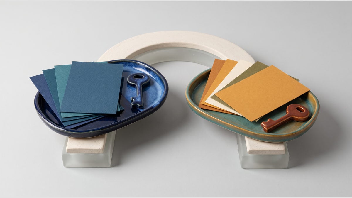 Conceptual illustration of separate personal issue queues within a private workspace