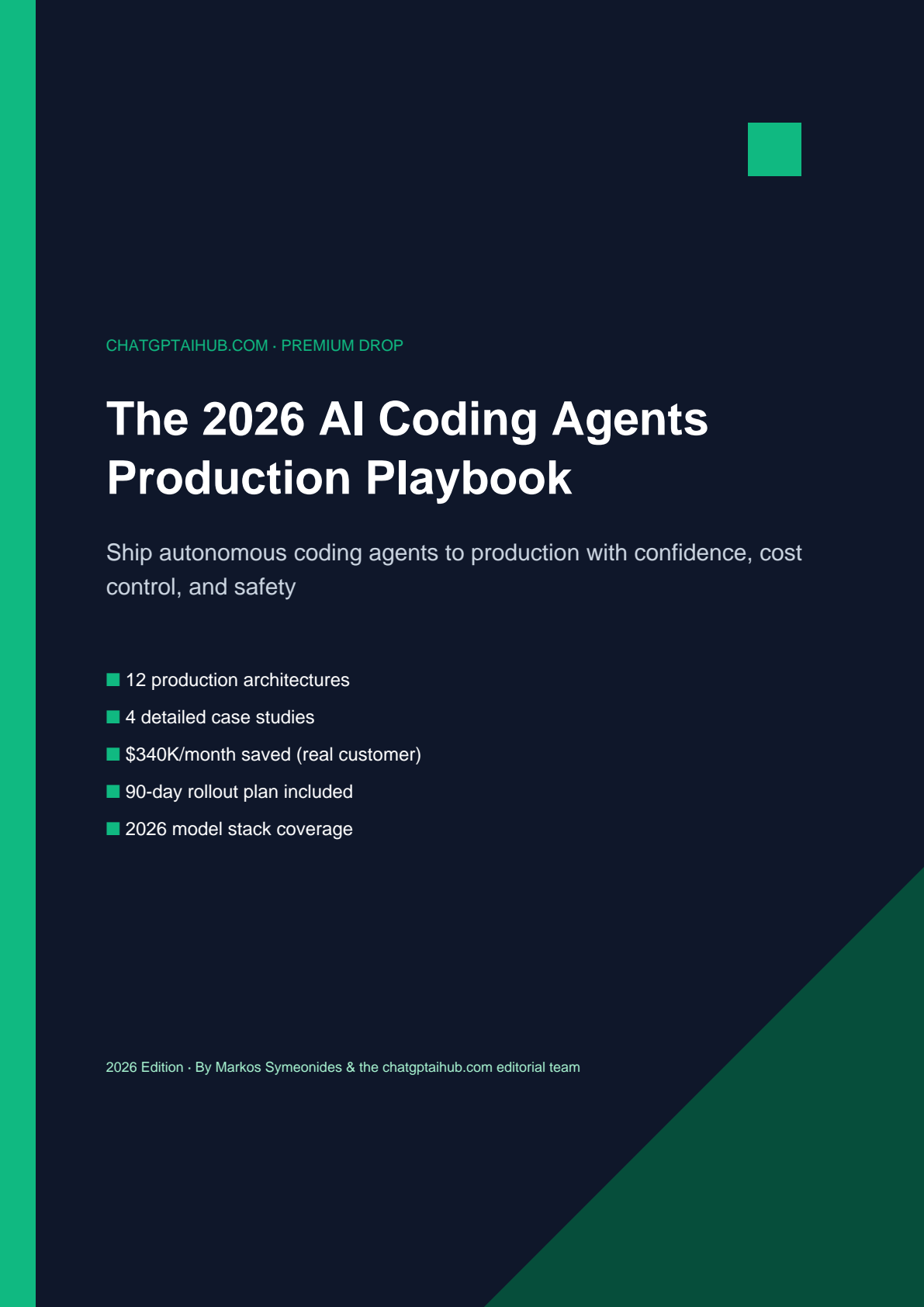 The 2026 AI Coding Agents Production Playbook